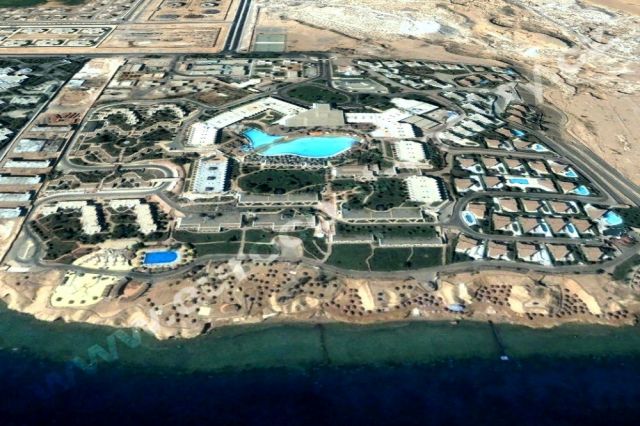 Satelitní snímek resortu