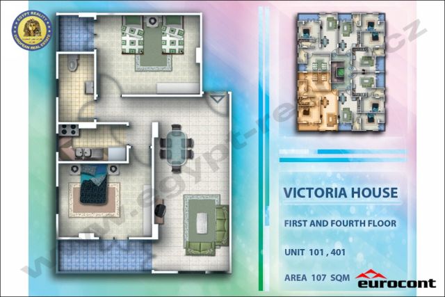 Victoria House 107m<sup>2</sup>